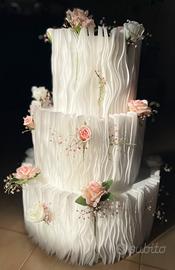 Torta finta scenografica