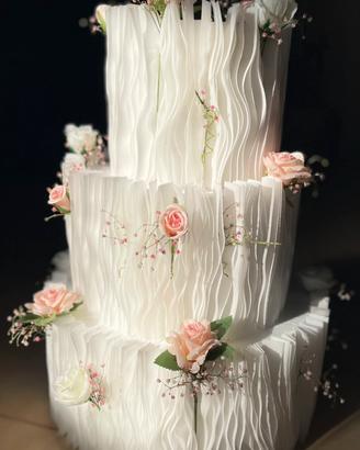 Torta finta scenografica