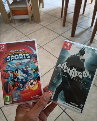 Nintendo switch Batman e Looney tunes