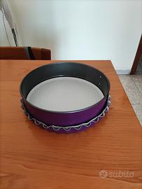 Tortiera apribile+teglia per crostate 