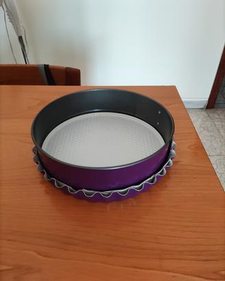 Tortiera apribile+teglia per crostate 