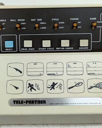Consolle Tele Partner video game vintage