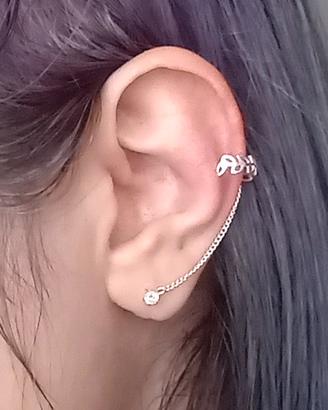 orecchino donna trago celtico argento 925