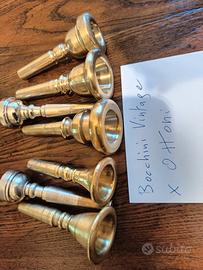 bocchini  antichi ottone x strumenti a fiato