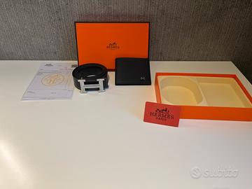 CINTURA E PORTAFOGLIO HERMES SET