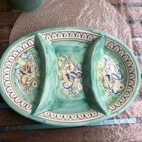 Vassoio ceramica artigianato siciliano