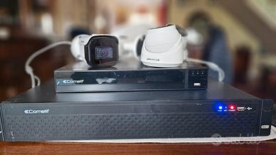 kit videosorveglianza 2 Nvr + 16 cam poe