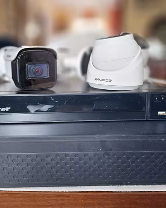 kit videosorveglianza 2 Nvr + 16 cam poe