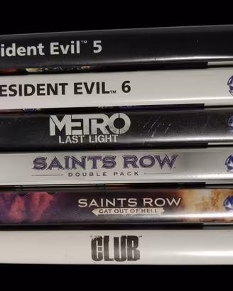 PS3 Resident Evil+Fallout 3+Saints Row pack+Metro
