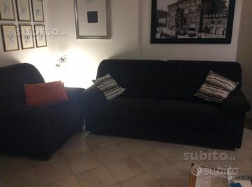 Divano letto con poltrona