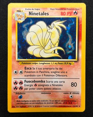 Pokemon Ninetales 12/102 Set Base ITA