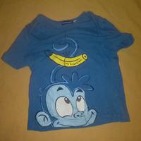 t shirt original marines scimmietta blu 18 mesi