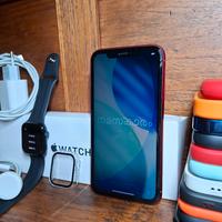iphone 11 128 gb batteria 97%+ apple watch se 2gen
