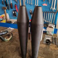 terminale silenziatore scarico moto 