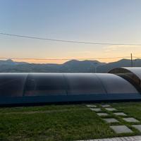 Copertura piscina rigida