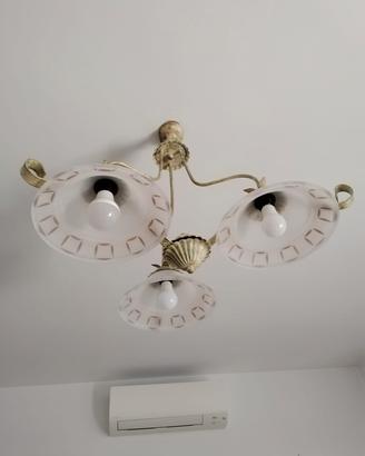 lampadario in ferro battuto 
