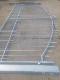 Cancello due battenti in ferro zincato