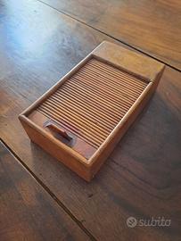Porta oggetti in legno vintage
