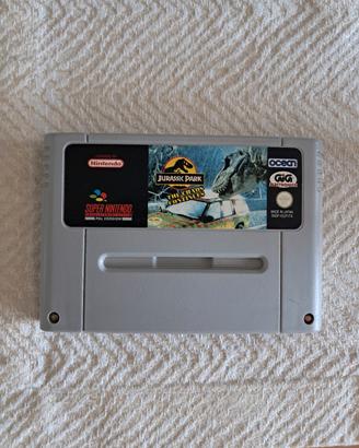snes Jurassic Park 2 super nintendo pal ita