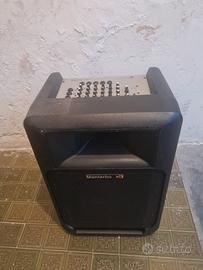 CASSA AMPLIFICATA PER VOCE E TASTIERA CON MIXER 