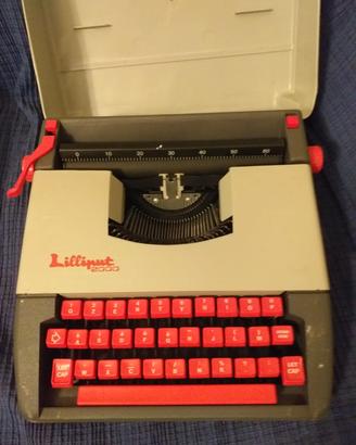macchina da scrivere lilliput 2000