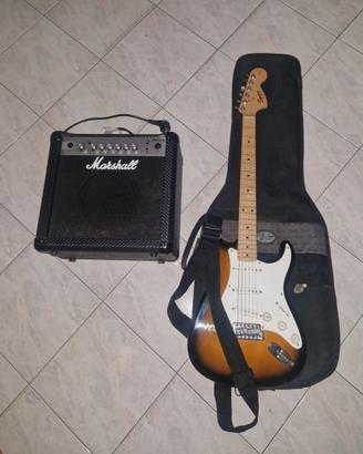 Fender Squier Strat Affinity + Amplificatore