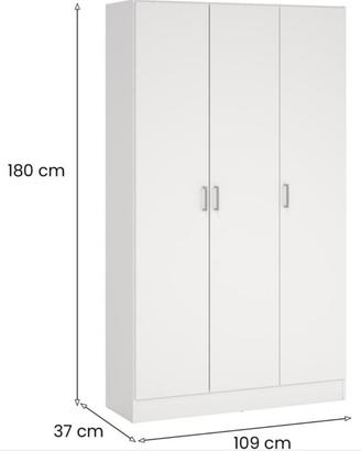 Armadio multiuso bianco 