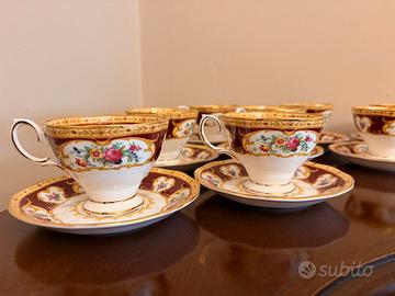 Servizio caffè x8 Royal Albert Bon China England