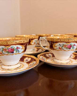 Servizio caffè x8 Royal Albert Bon China England