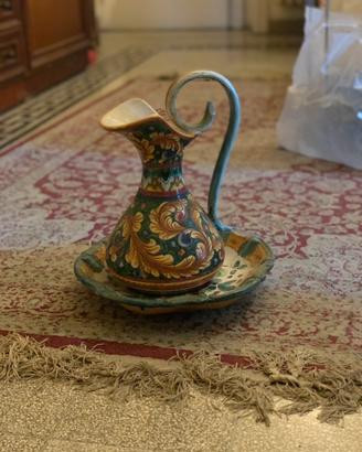 Lavamani Deruta 444/30 dipinto a mano, antico