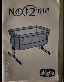 Next to Me Chicco con materassino e lenzuolini