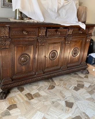 Credenza Stile Rinascimento fiorentino 1920s ca
