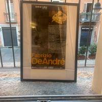 Locandina originale Fabrizio De André