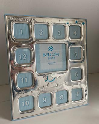 cornice argento bambino 12 mesi