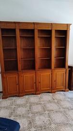 Libreria legno noce