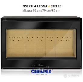 Inserto camino a legna ADOUR 800 - 4 stelle