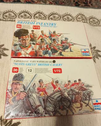 Soldatini 1/72 due scatole esci napoleonici