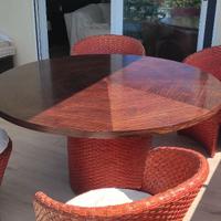 Tavolo e poltroncine Bonacina