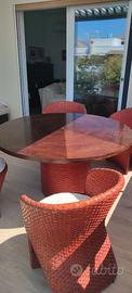 Tavolo e poltroncine Bonacina