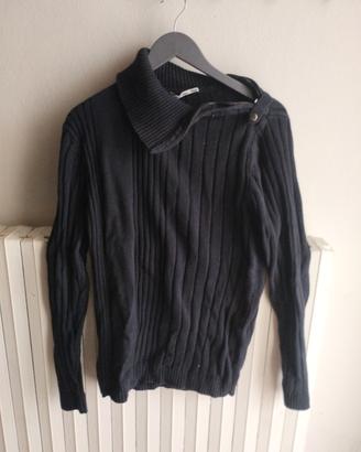 maglione cerniera laterale 