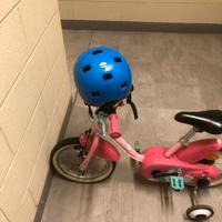 Bici bambina BTWIN 3-5 anni con casco 20 euro