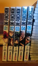 ONE PUNCH MAN prima edizione vol. 1,2,3,4,5