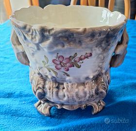 Vasetto vintage in stile Capodimonte