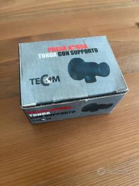 Presa acqua tonda con supporto doccia