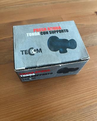 Presa acqua tonda con supporto doccia