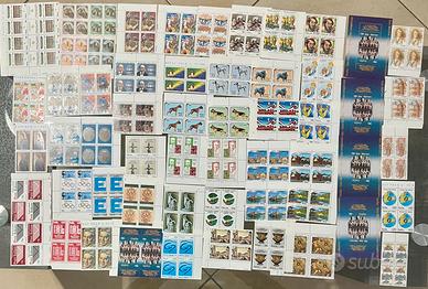 Francobolli italiani in quartine 1994