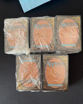 Lotto 500 carte magic 5 colori mtg