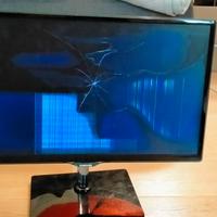 TV Samsung 24" schermo rotto per parti ricambio