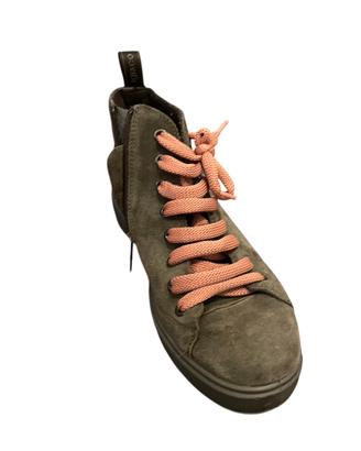 Sneakers alte Igi&Co Camoscio Verde e Rosa  N. 40