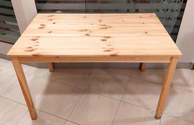 Tavolo Ikea legno pino massiccio - fuori produz.